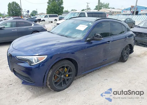 2021 Alfa Romeo Stelvio Ti Sport Awd from USA, damaged, VIN ZASPAKBN7M7D10604